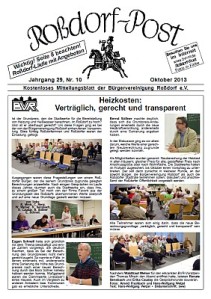 Roßdorf Post Oktober 2013
